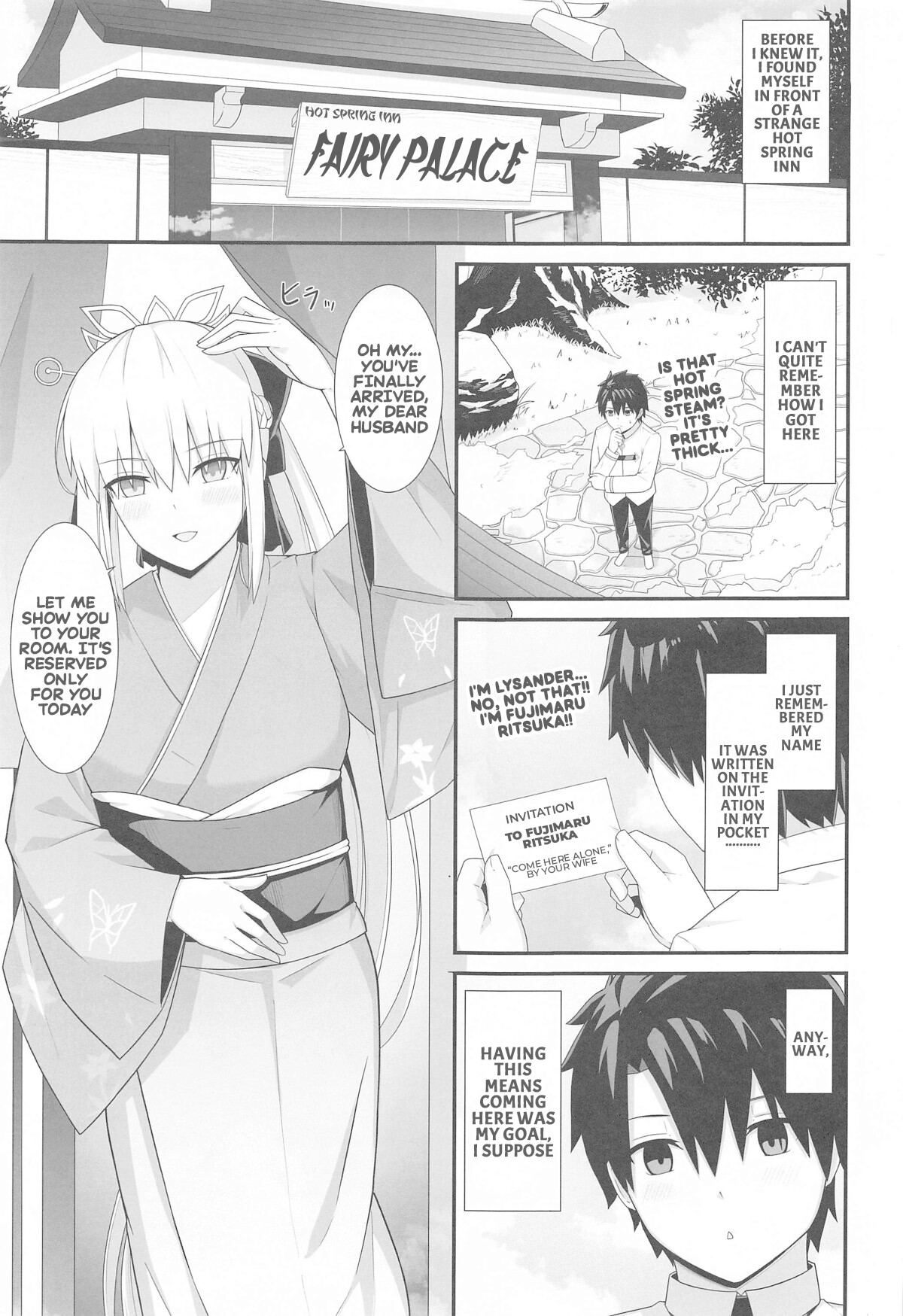 Hentai Manga Comic-Her majesty Morgan and the hot spring inn-Read-2